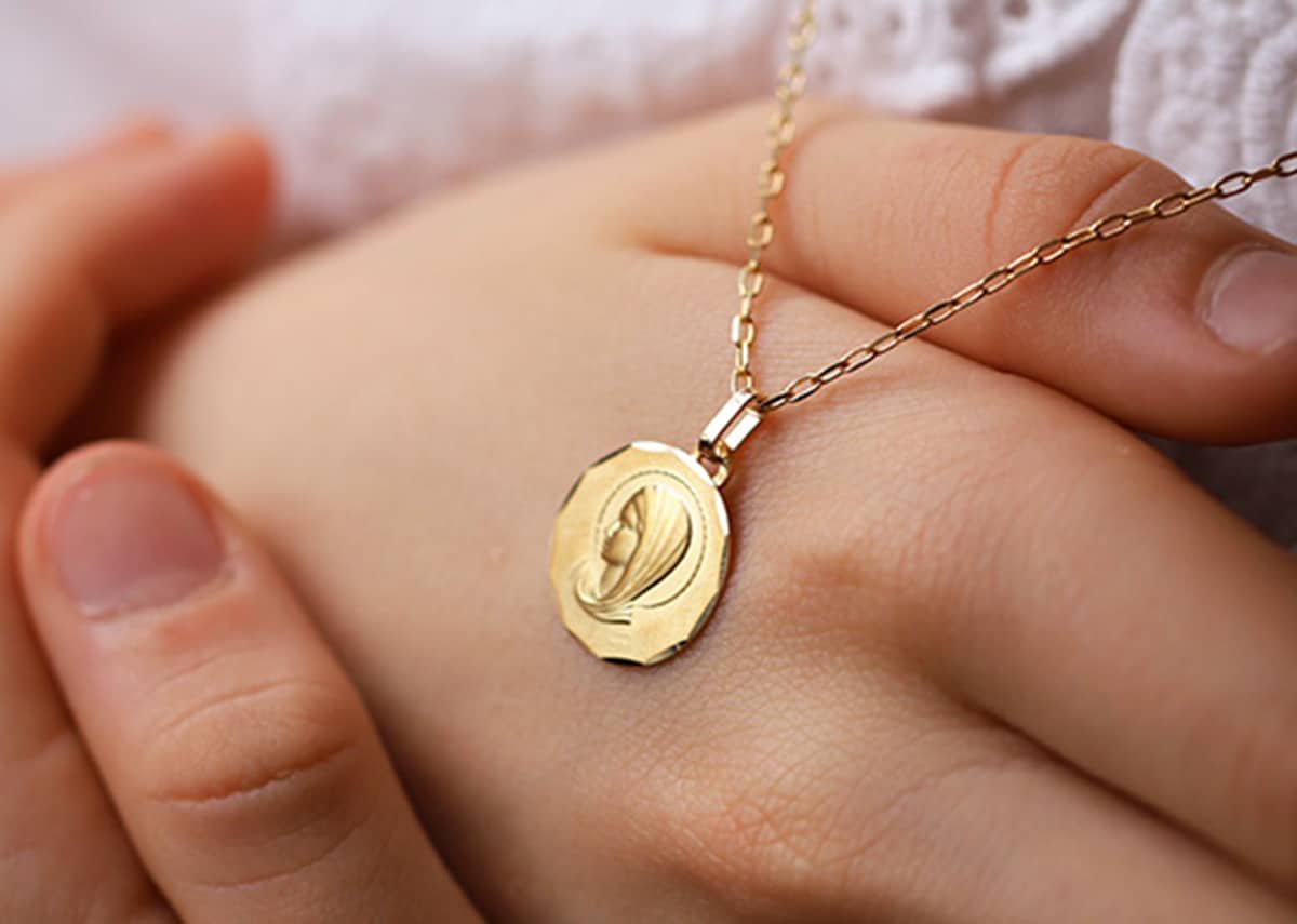 médaille de bapteme melijou